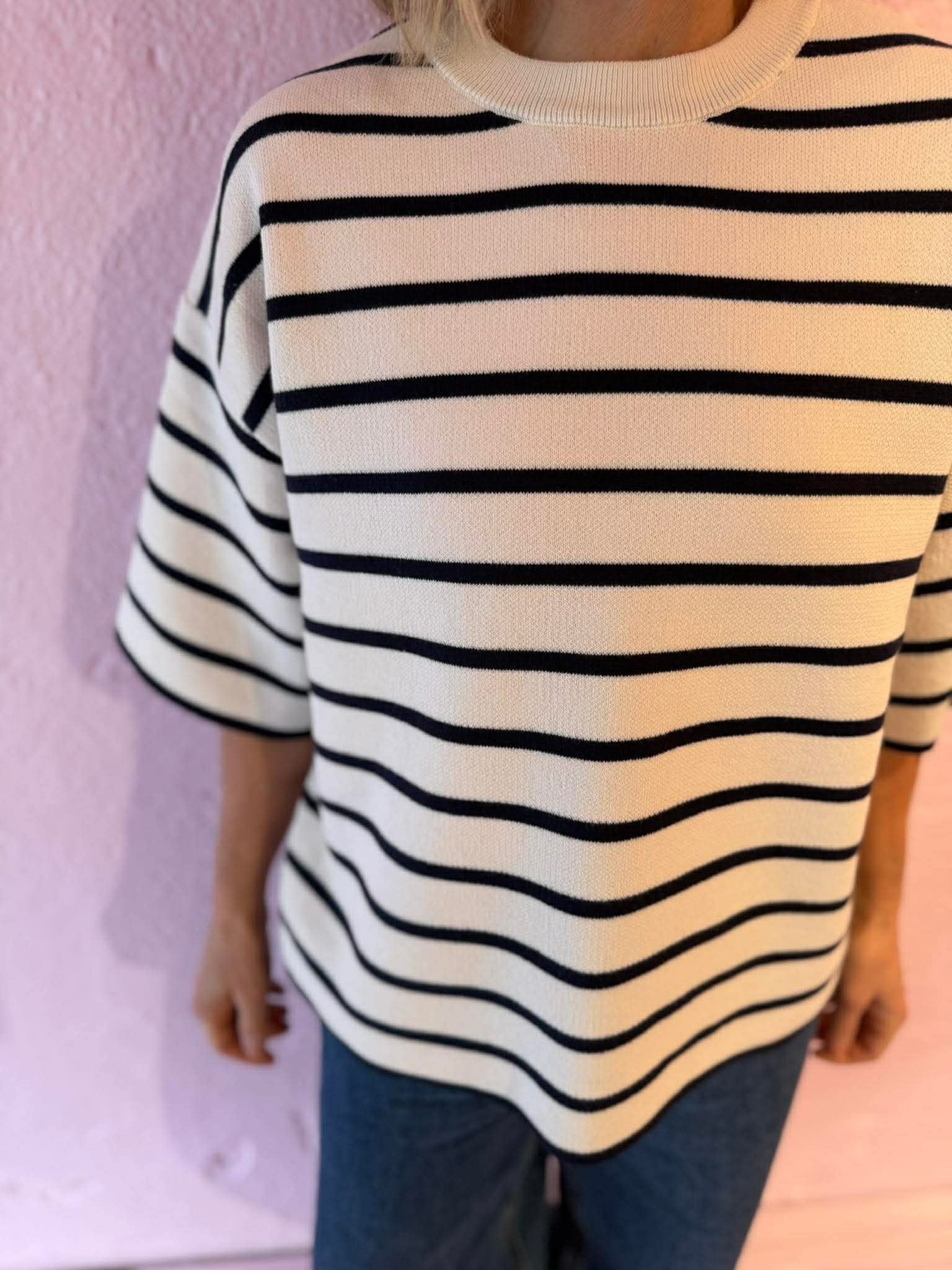 PCGIAN Knit Top - Cloud Dancer